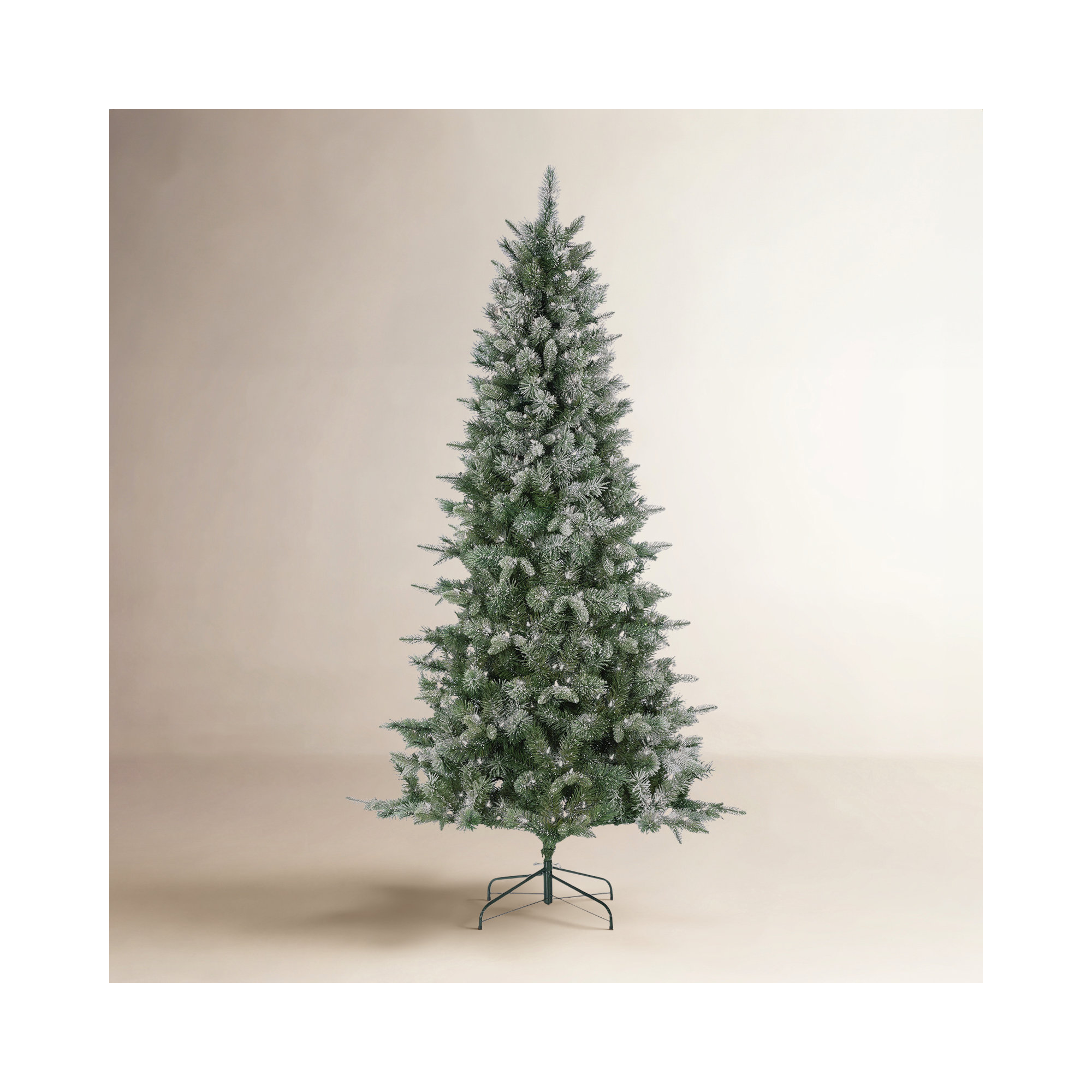 84' Lighted Artificial Pine Christmas Tree