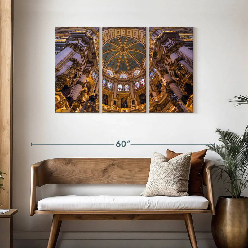 Rorry Granada Cathedral Interior, 28" H x 45" W