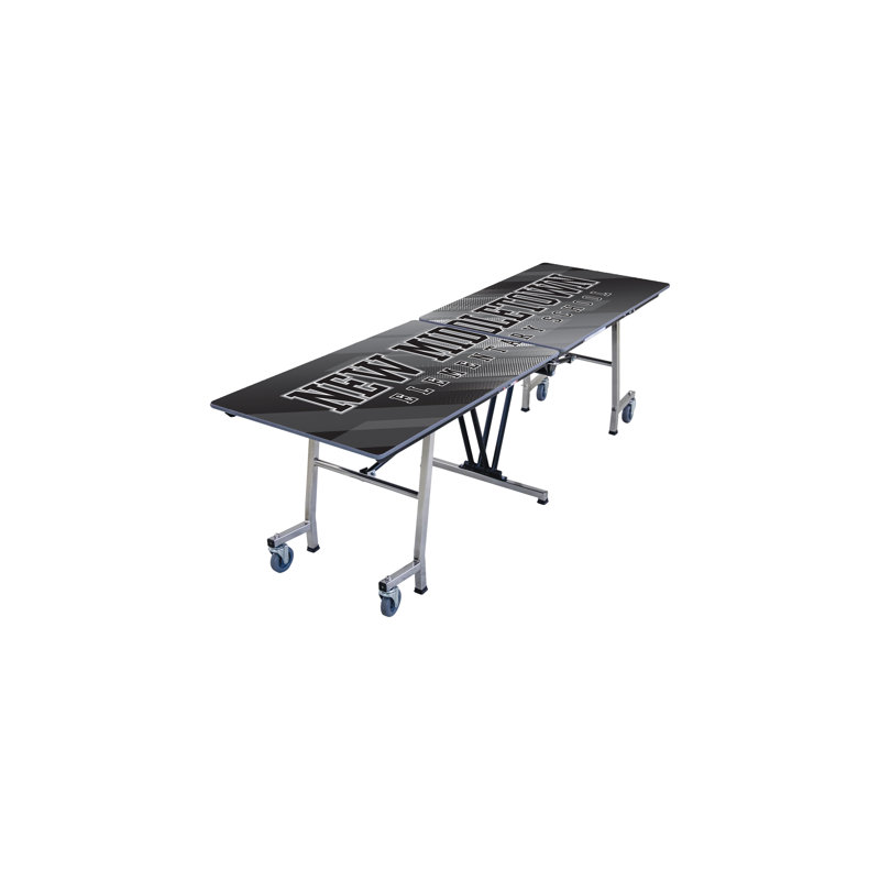 Table mobile de forme rectangulaire, L 97 po x l 36 po