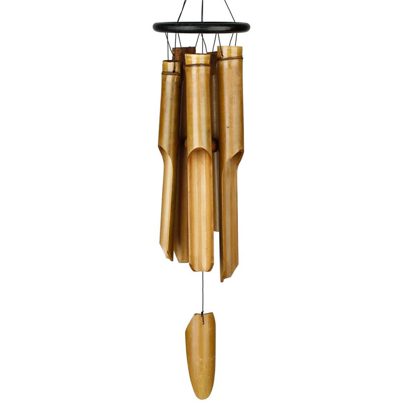 Carillon grand anneau noir