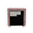 Fabric Upholstered Nightstand With 2 Drawers, Pink