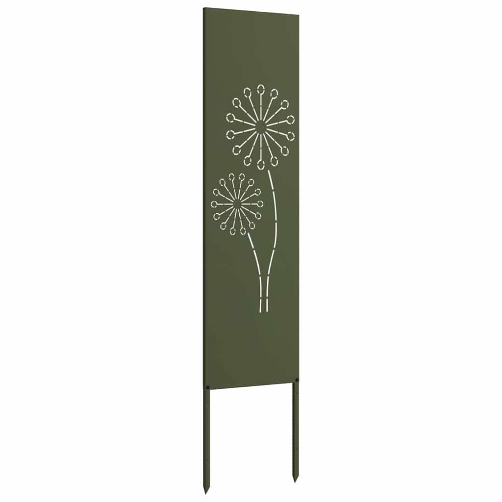 Garden Privacy Screen Silver 32 X 140 Cm Stainless Steel