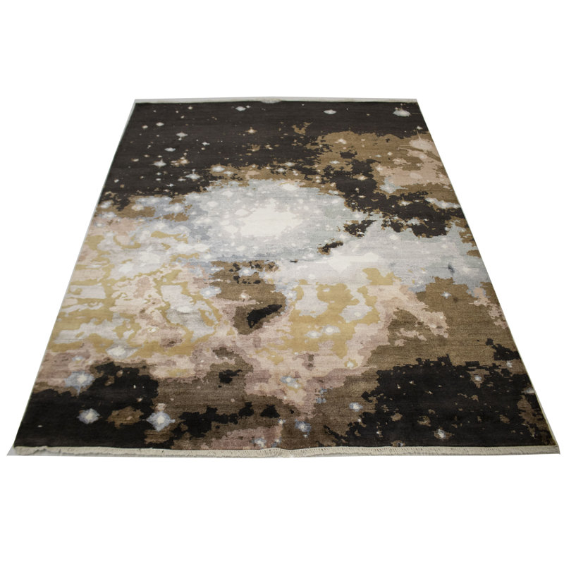 Wool and Viscose Indoor Rug