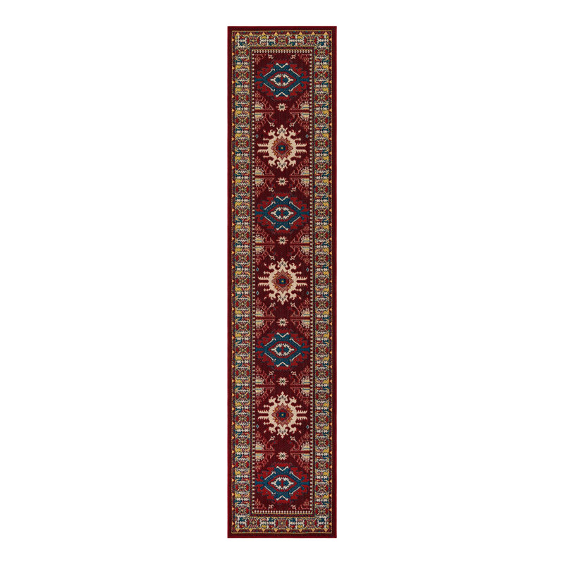 Tapis intérieur / extérieur Loreto Higgin, Tapis de couloir 2 pi 7 po x 12 pi