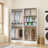  Closet System with 2 Hanging Rods-1382499660