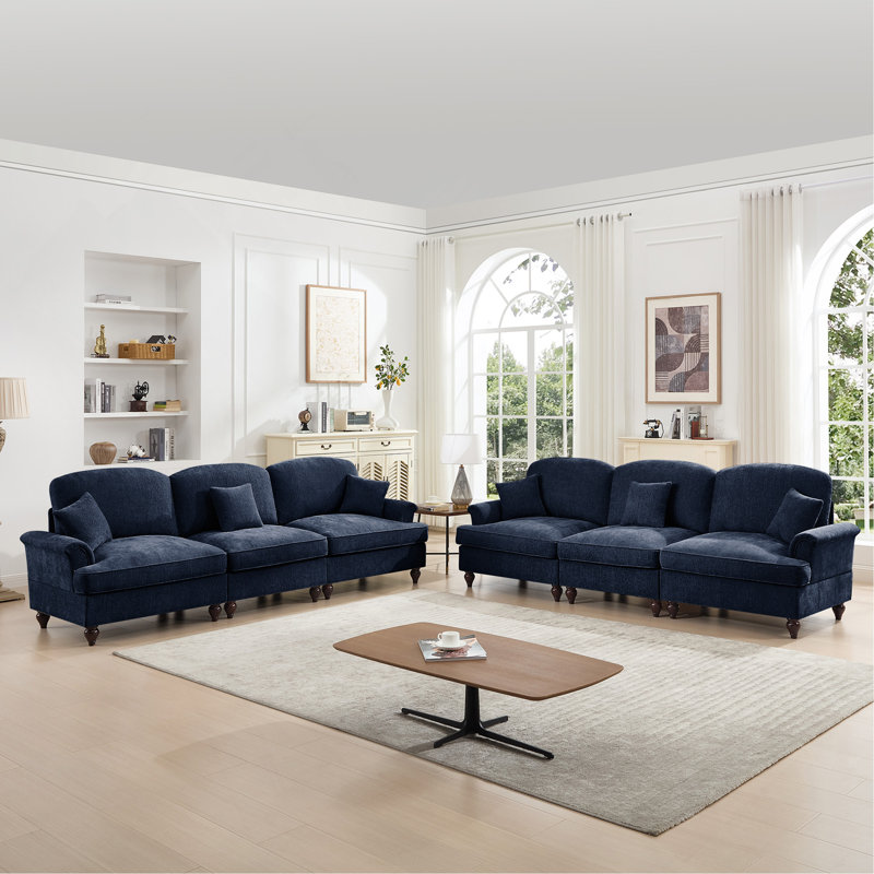 Canapé-lit Classic Classic, Blue Chenille, Blue