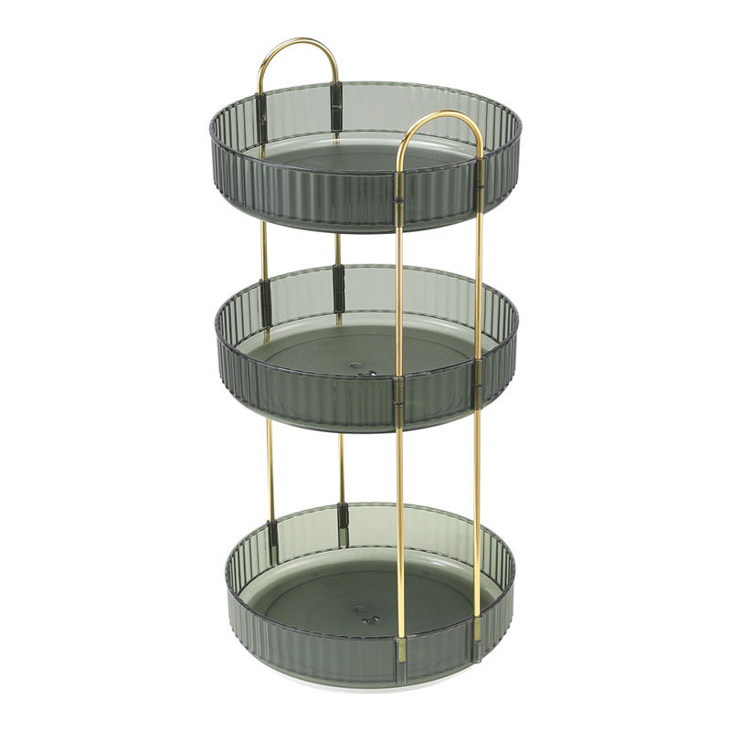 Plastic Makeup Organiser, Green