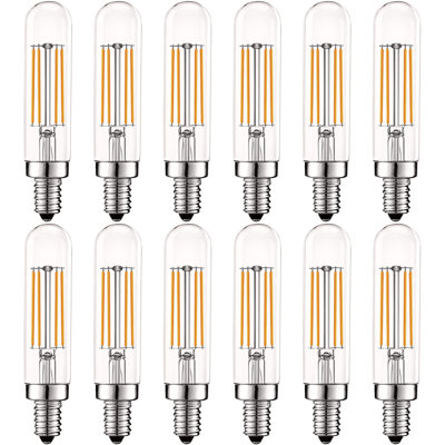 Ampoule à DEL à intensité variable de 5 watts (équivalent à 60 watts) T6 T6.5 DEL, culot E12 / candélabre