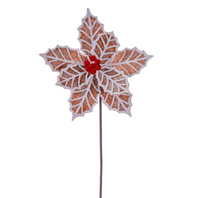 Tige de Noël artificielle 23 po. Comprend 3 pièces par sac.