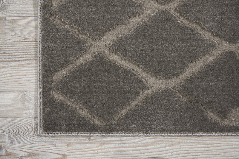 Gleam Geometric Area Rug in Gray, Rectangle 9'3" x 12'9"