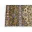 Tapis unique en laine noué à la main beige de 7 pi 11 po x 10 pi 8 po des années 1980