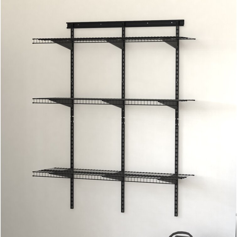 Rubbermaid FastTrack Garage 2-Shelf 48 in. x 16 in. Wire Shelving Kit