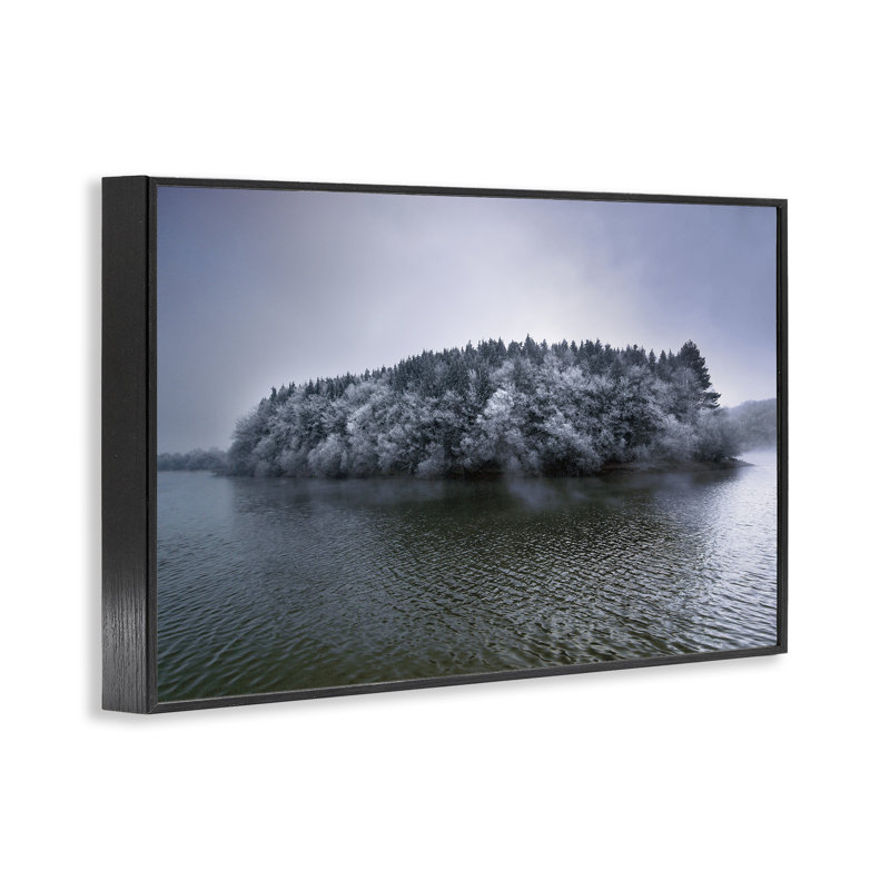 Estampe numérique Invierno Antano, vue par Urtzi Vera, H 12 po x l 18 po, Giclée encadrée noir minuit