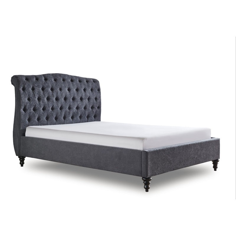 Fairfield Upholstered Bed, Kingsize (5'), Dark Grey