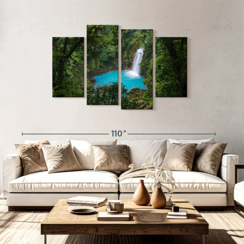 Alvord Rio Celeste Waterfall, 48'' H x 75'' W