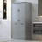 Bathroom Storage Cabinet With Two Laundry Baskets-2138472682