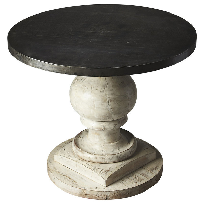 Pompei Metal & Wood 36"Foyer Table