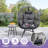 Egg Chair With End Table-87175561