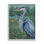 Heron at Lake, reproduction d'art sur bois
