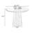 Creative rock board solid wood dining table-168357449
