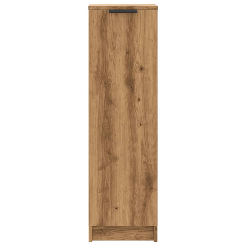 4 Pair Shoe Storage Cabinet, Artisan Oak