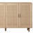 62" 20" Rattan Storage Cabinet - Elegant Functional 4 Door Decorative Cabinet