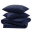 4-Piece Striped High Quality Duvet Cover Set with Fitted Sheet & 2 Pillowcases -116724607-116724610