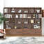 Bibliothèque de 70,87 po de hauteur avec 10 cubes et 3 portes, bibliothèque à 4 niveaux, bibliothèque ouverte avec armoire, rangement à cubes moderne pour le salon et le bureau