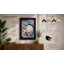 Sleeping Cat in Bloom Boho - Framed Print-86216853-86216858