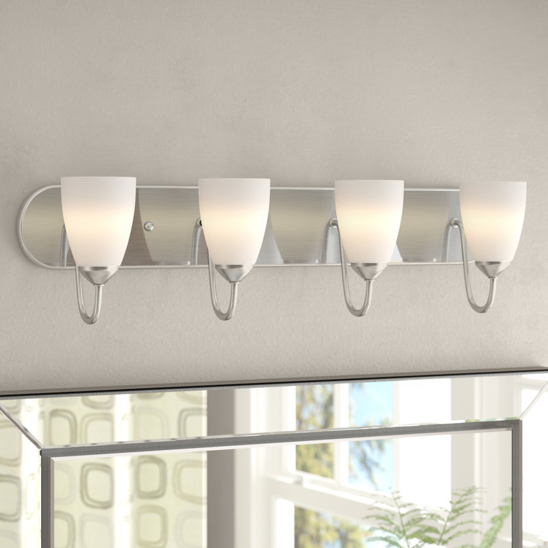 Carilynn 4 - Light Dimmable Vanity Light, Brushed Nickel