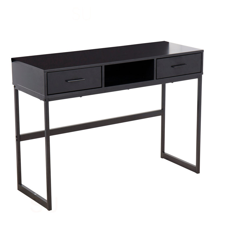 Console Franklin en métal et bois par Lumisource, Noir