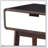 Vintage-Inspired Espresso And White 2-Drawer Sofa Table With Tapered Legs And Easy-Clean Surface For Stylish Storage
