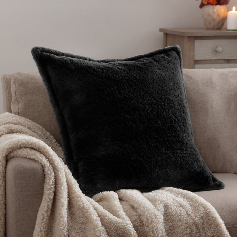 Kallu Cushion Cover Square Cushion Cover, 55cm H x 55cm W, Purple