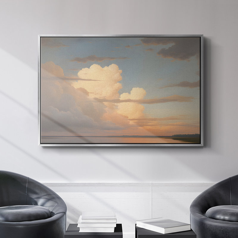 Paysage rétro -DCCDXL III, H 25 po x l 37 po x P 2 po, Toile tendue