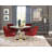 Chilmark Round Marble Top Metal Base Dining Table-2109191602