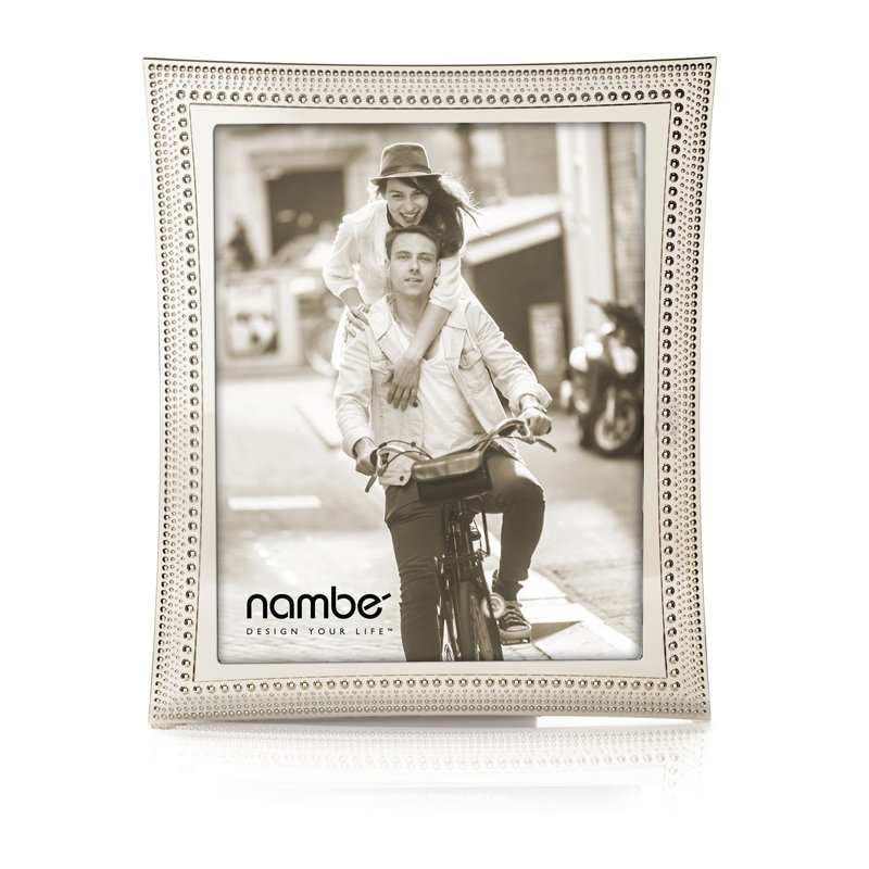 Cadre perlé Nambe, 8 po x 10 po