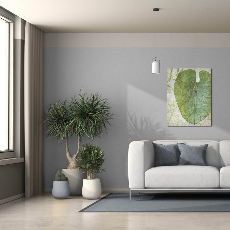  «Frond 4» par Chariklia Zarris, art mural sur toile, 26 po x 34 po