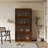 Bookcase Contemporary Closed Back Glass Doors Office Storage Cabinet,Sideboard,Bookcase,Book Shelf-2025494120