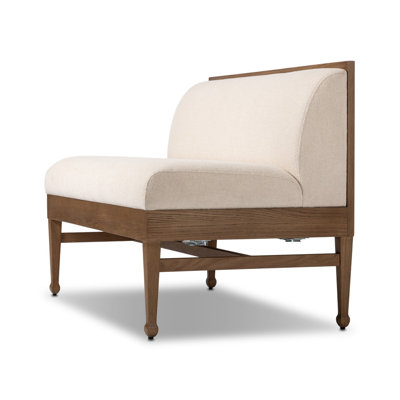 Priscilla Dining Bench-49"-Crypton Wayfarer Snow