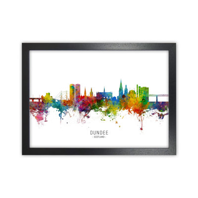Dundee Scotland Skyline by Michael Tompsett - 1 Piece Wall Art