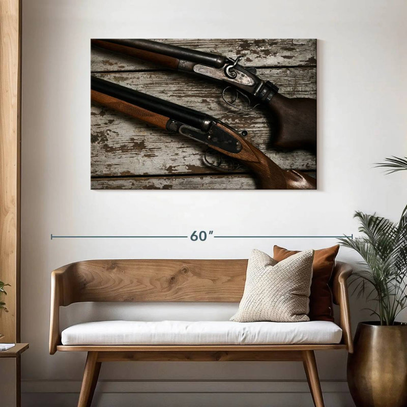 Fusils de chasse Senne, H 30 po x l 45 po