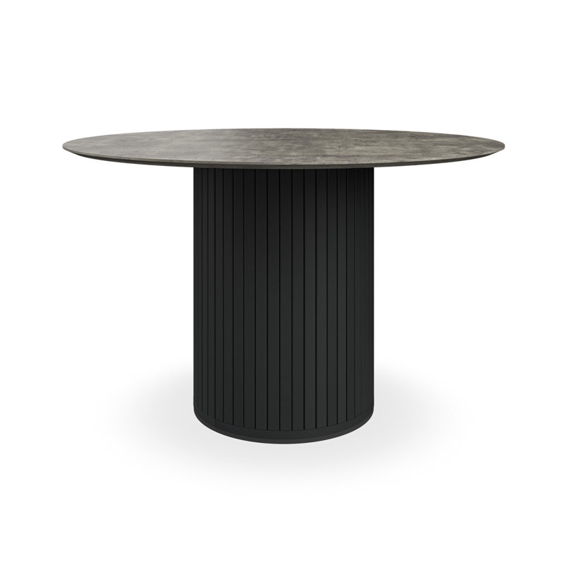Arlo 120cm Concrete Effect Round Table