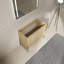 Meuble-lavabo de salle de bain autoportant 36 po et 2 portes d'armoire à fermeture douce - sans le lavabo
