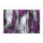 Tapis mauve / gris à motif abstrait Alexavior-1815732182