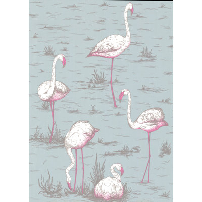 Flamingos Wallpaper Roll