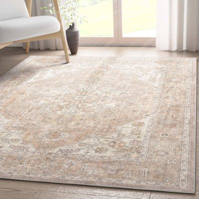 Kehr Antigua Persian Oriental Flatweave Beige Area Rug