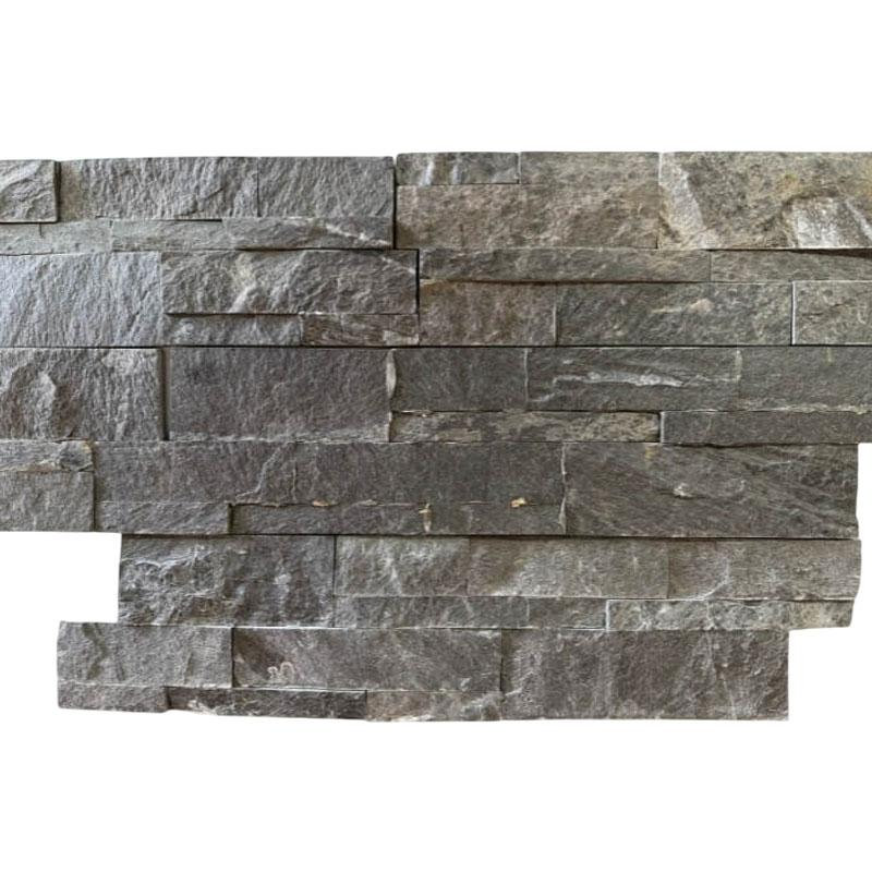 Charcoal Stacked Stone Panel, Charcoal