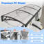 GUANSU-CN Polycarbonate Cover Retractable Door / Window Awning-124654889-124654886