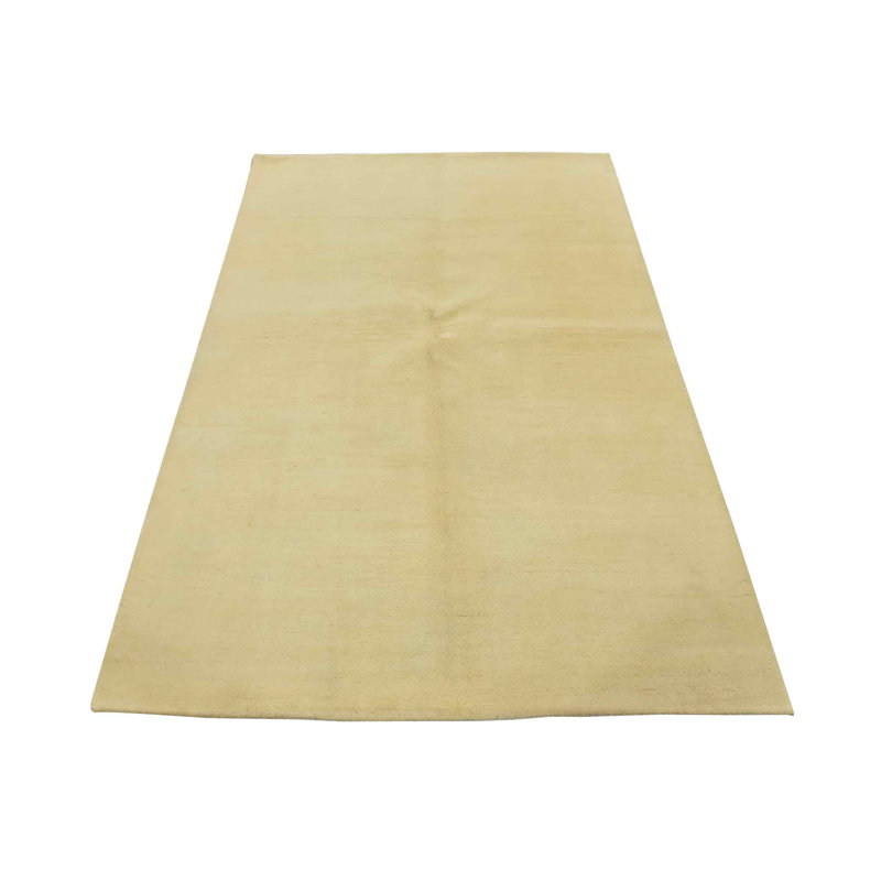 Tapis blanc en laine New Age Motch 5 pi 5 po x 7 pi 10 po Motch