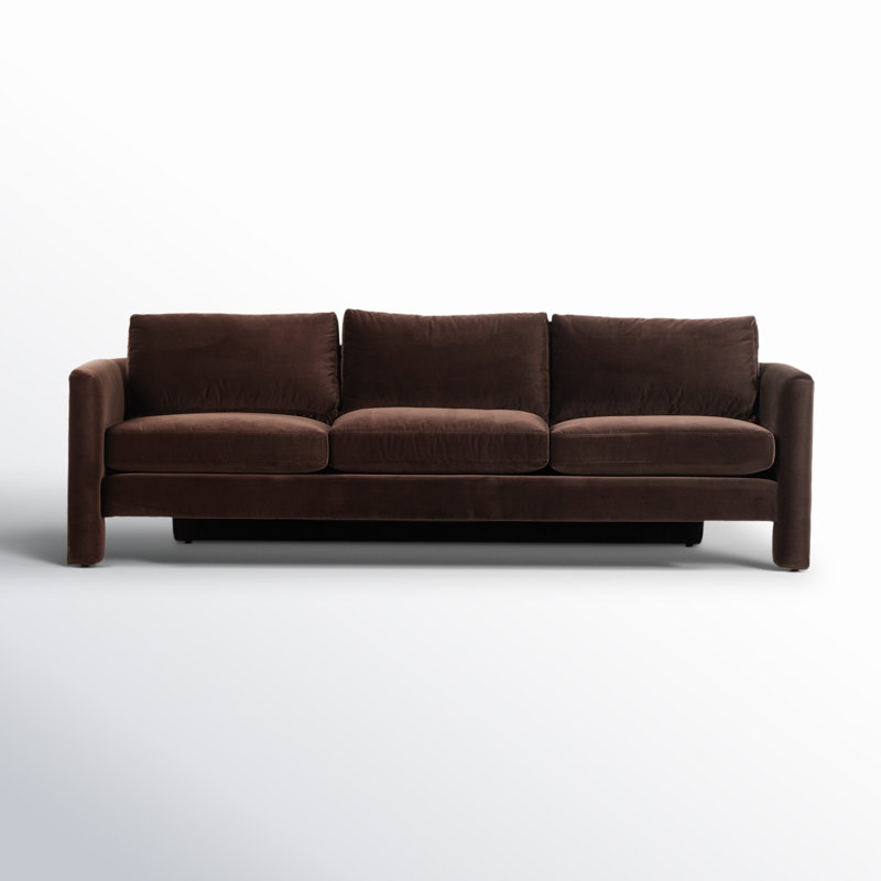 Katya Sofa, Surrey Cocoa, 33" W x 96.5" W x 39.75" D